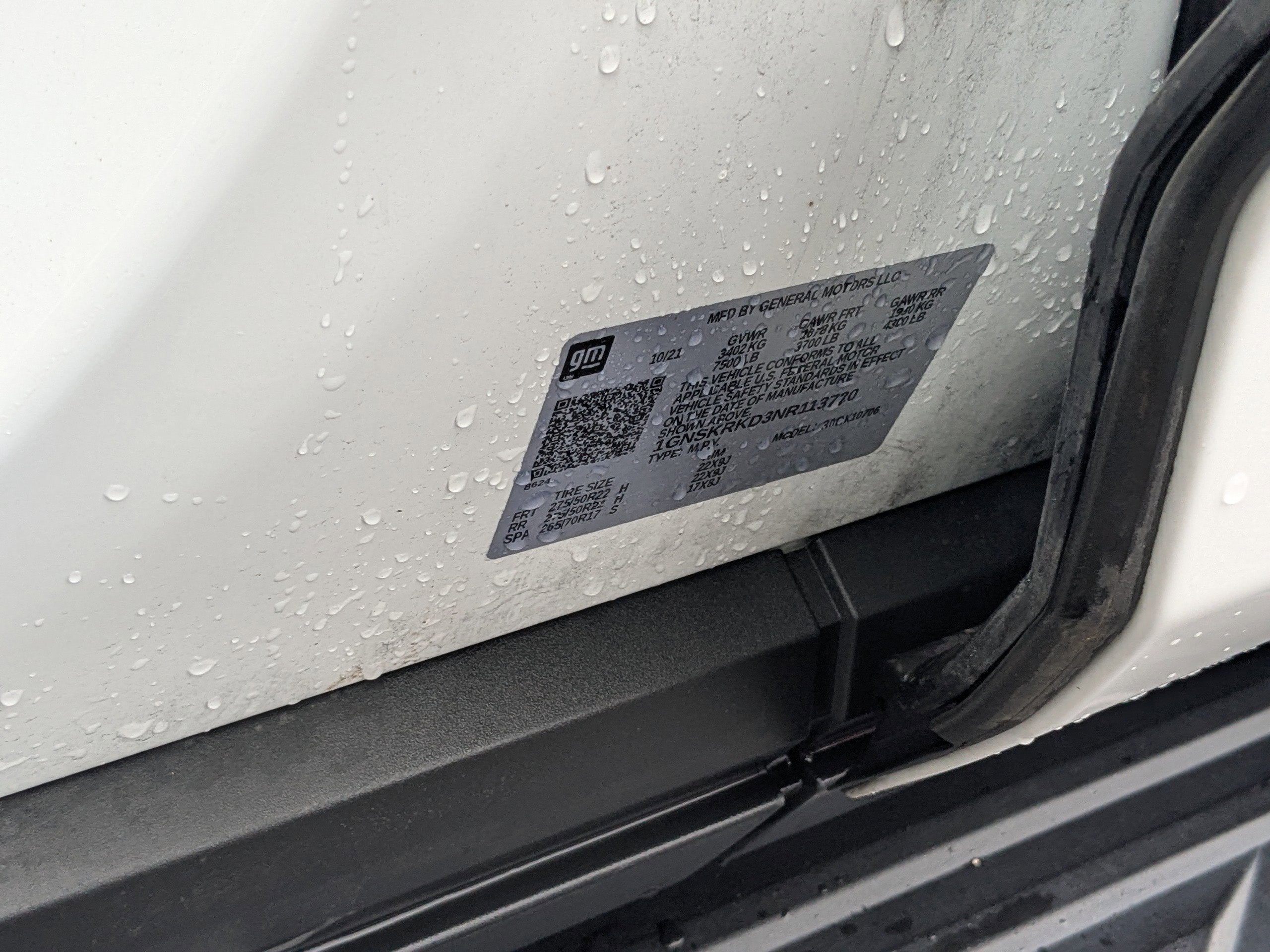 2022 Chevrolet Tahoe RST