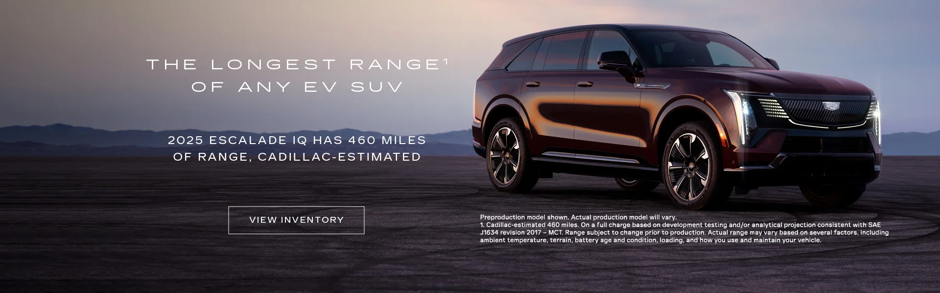 THE LONGEST RANGE OF ANY EV SUV