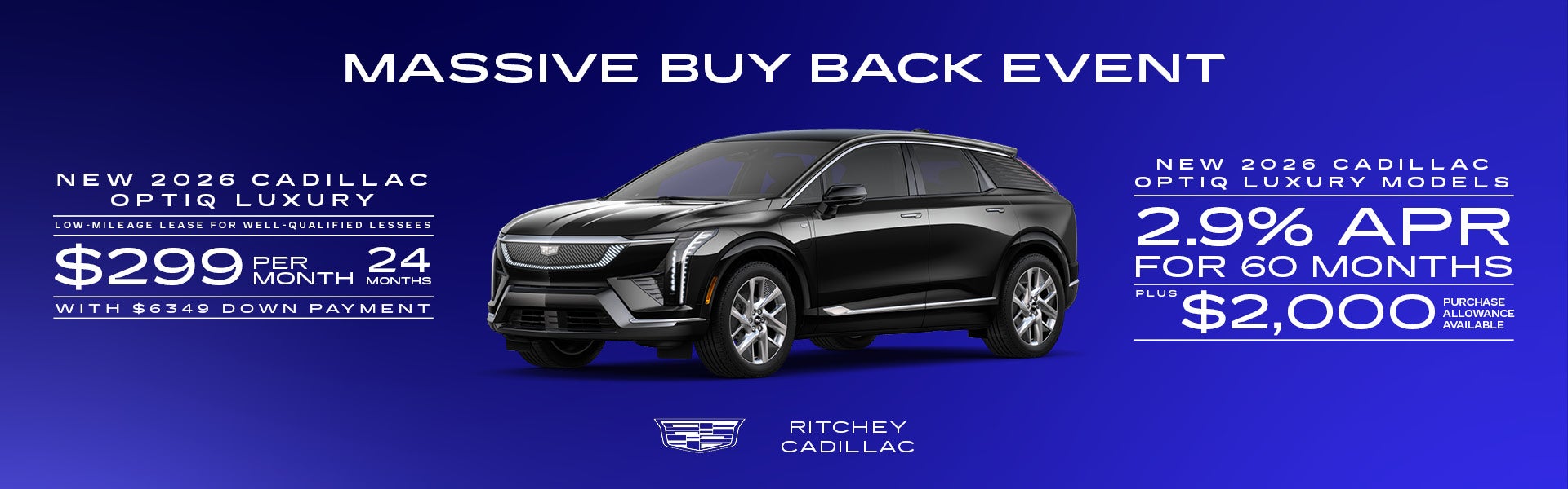 2026 Cadillac OPTIQ Model Offer