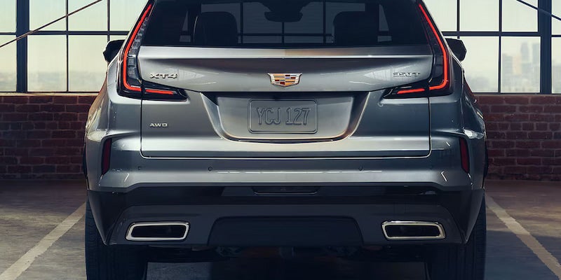 Interior dashboard and touchscreen display in the 2025 Cadillac XT4